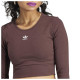 Adidas Γυναικεία μακρυμάνικη μπλούζα Essentials Rib Long Sleeve Tee